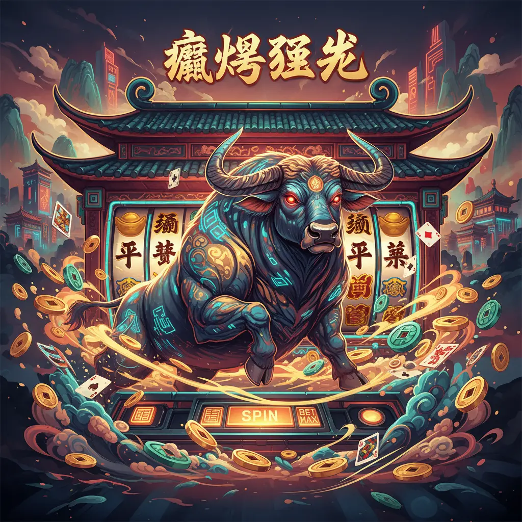 賭場老虎機 - 瘋狂野牛